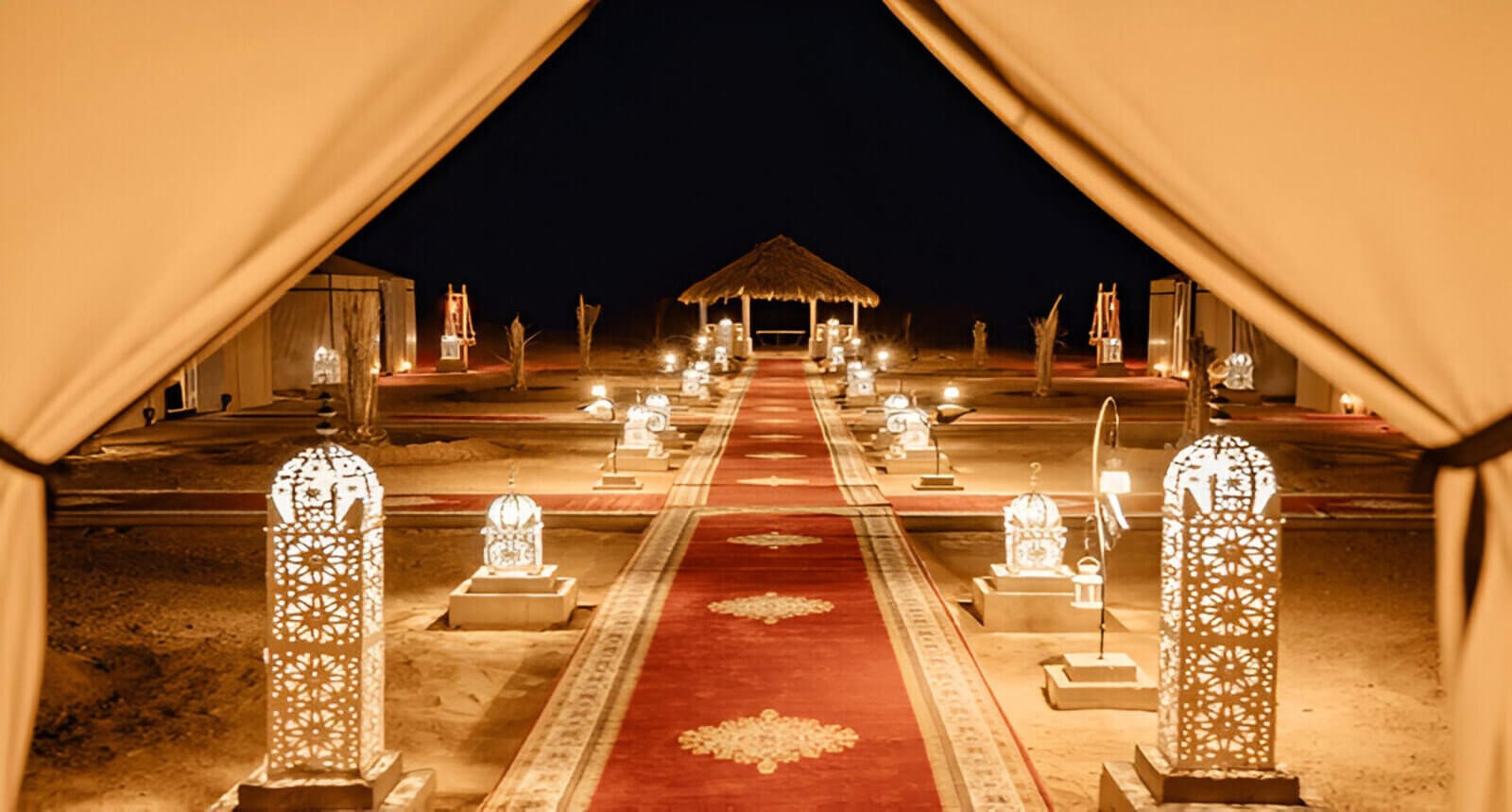 Luxury desert camp in Zagora during 2-day tour from Marrakech
