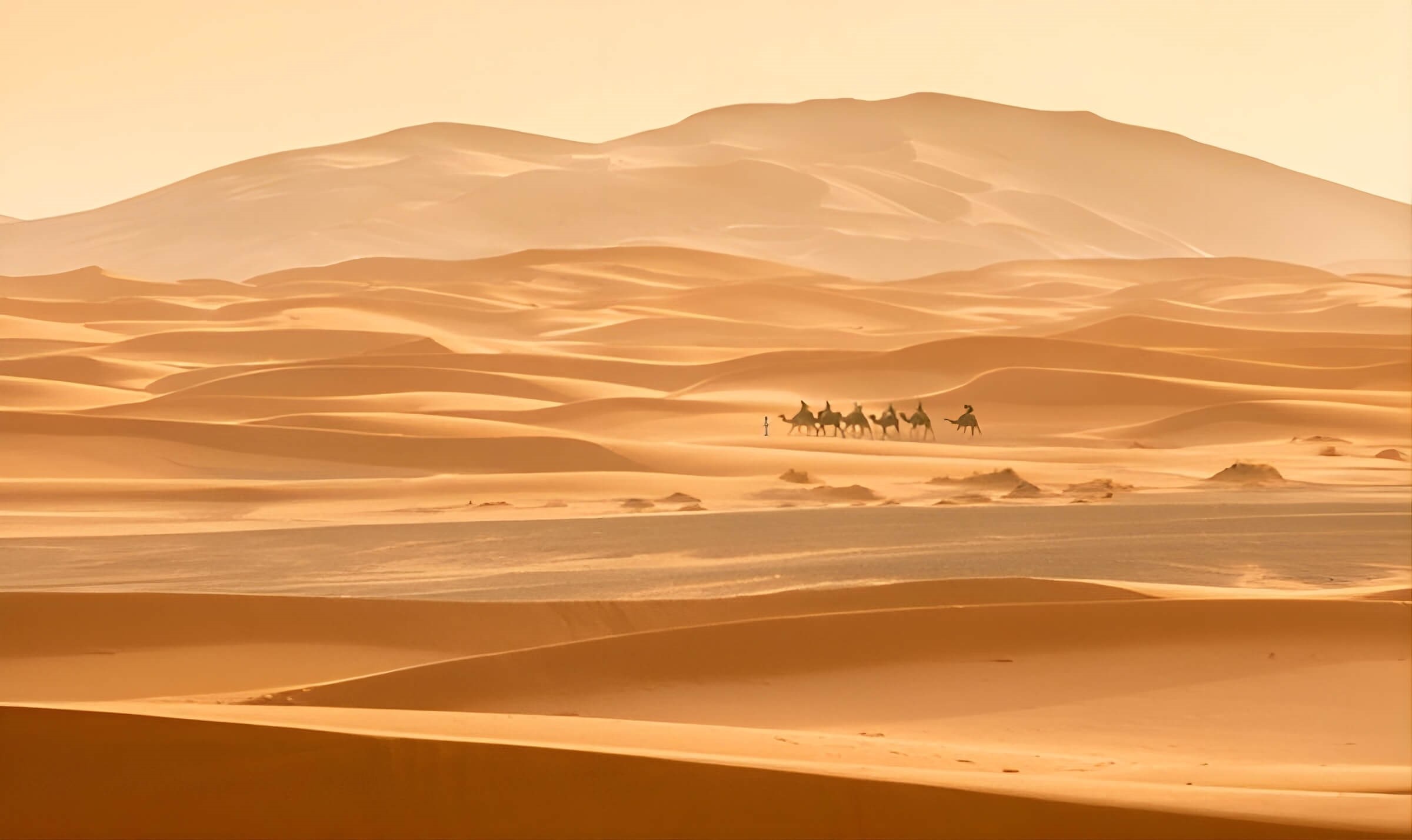 3-day Sahara tour from Marrakech to Erg Chegaga with camel ride across golden dunes