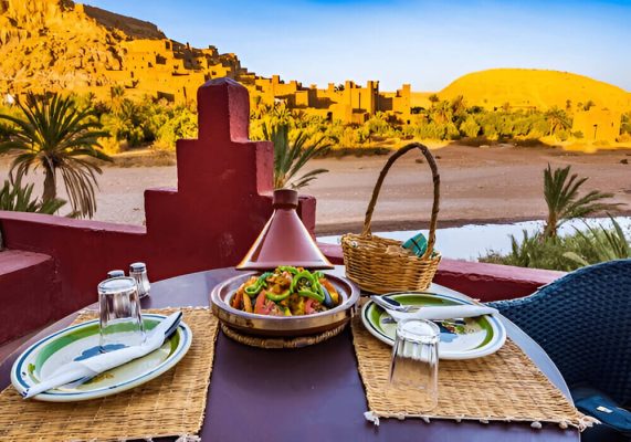 Kasbah Ait Ben Haddou UNESCO site near Ouarzazate during Sahara desert tour