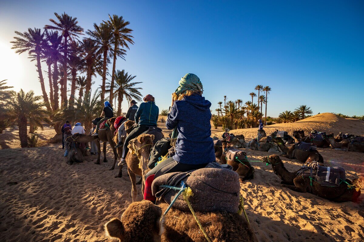 2-day shared desert tour from Marrakech to Zagora with Sahara desert scenery
