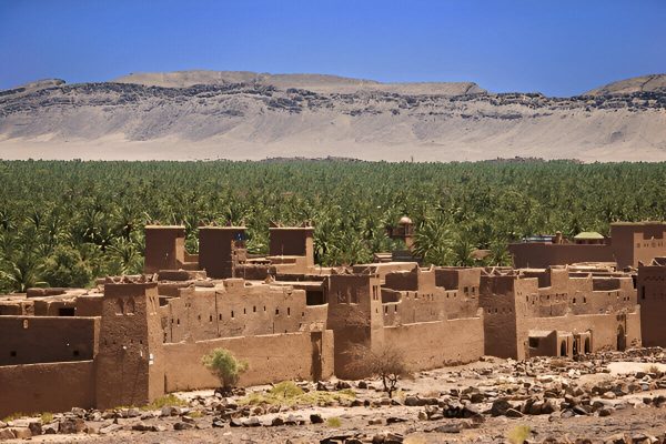 Draa Valley oasis near Zagora on the Erg Lihoudi desert tour